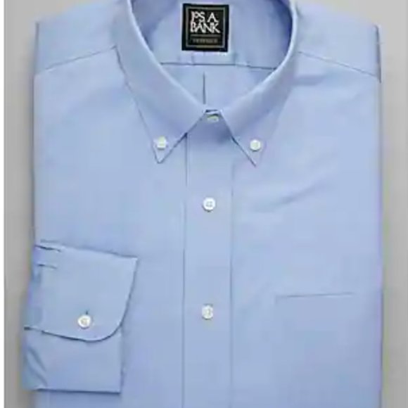 Other - Jos A Bank Traveler Collection Traditional Fit Button-Down Collar Dress Shirt